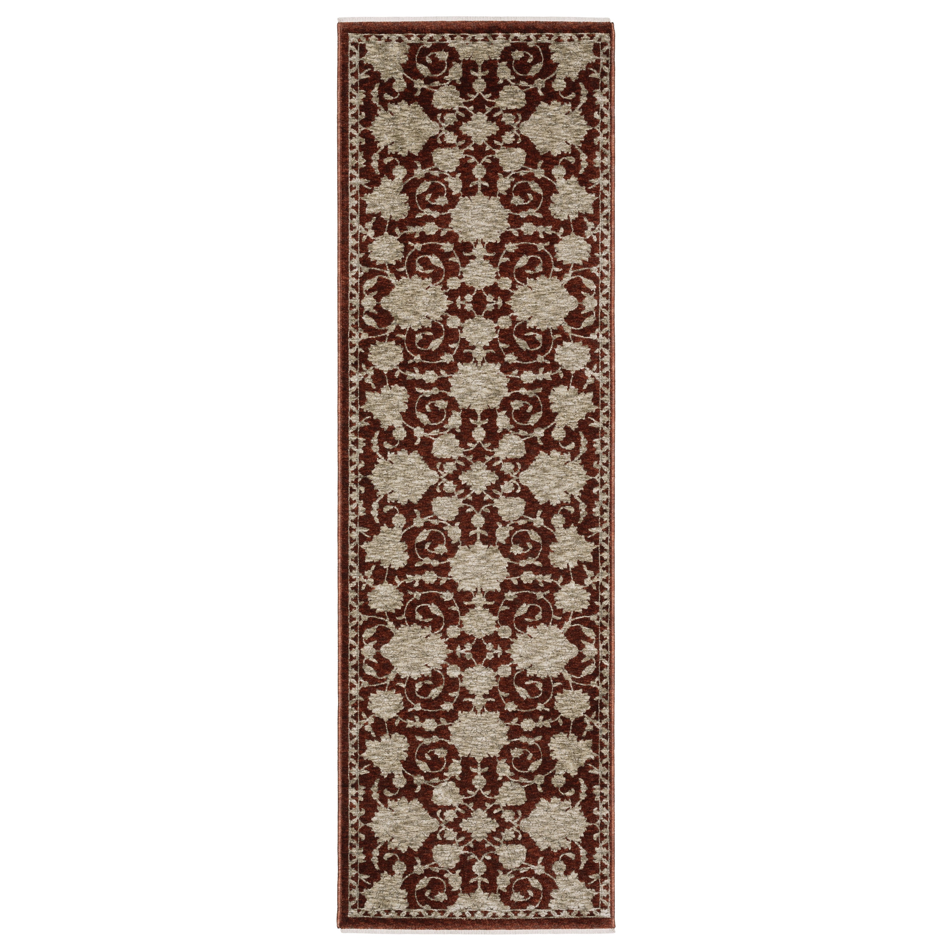 Oriental Weavers Capella CAP08 Red/Beige Area Rug