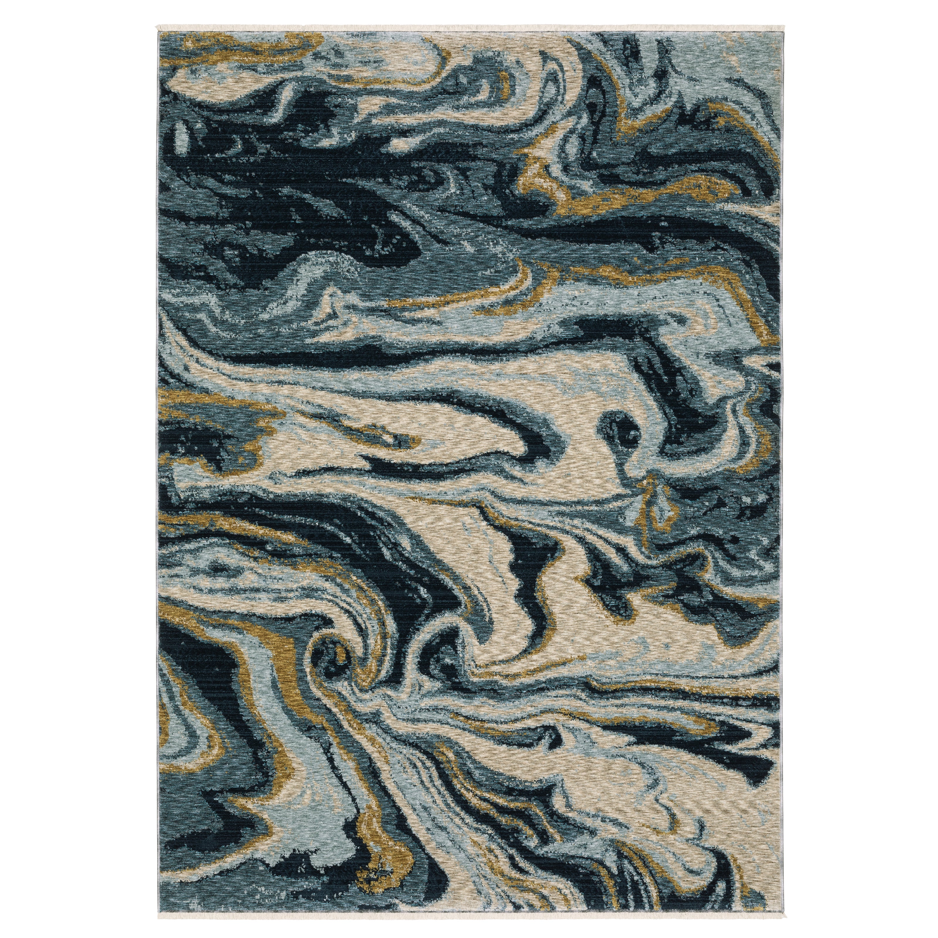 Oriental Weavers Capella CAP10 Blue/Blue Area Rug