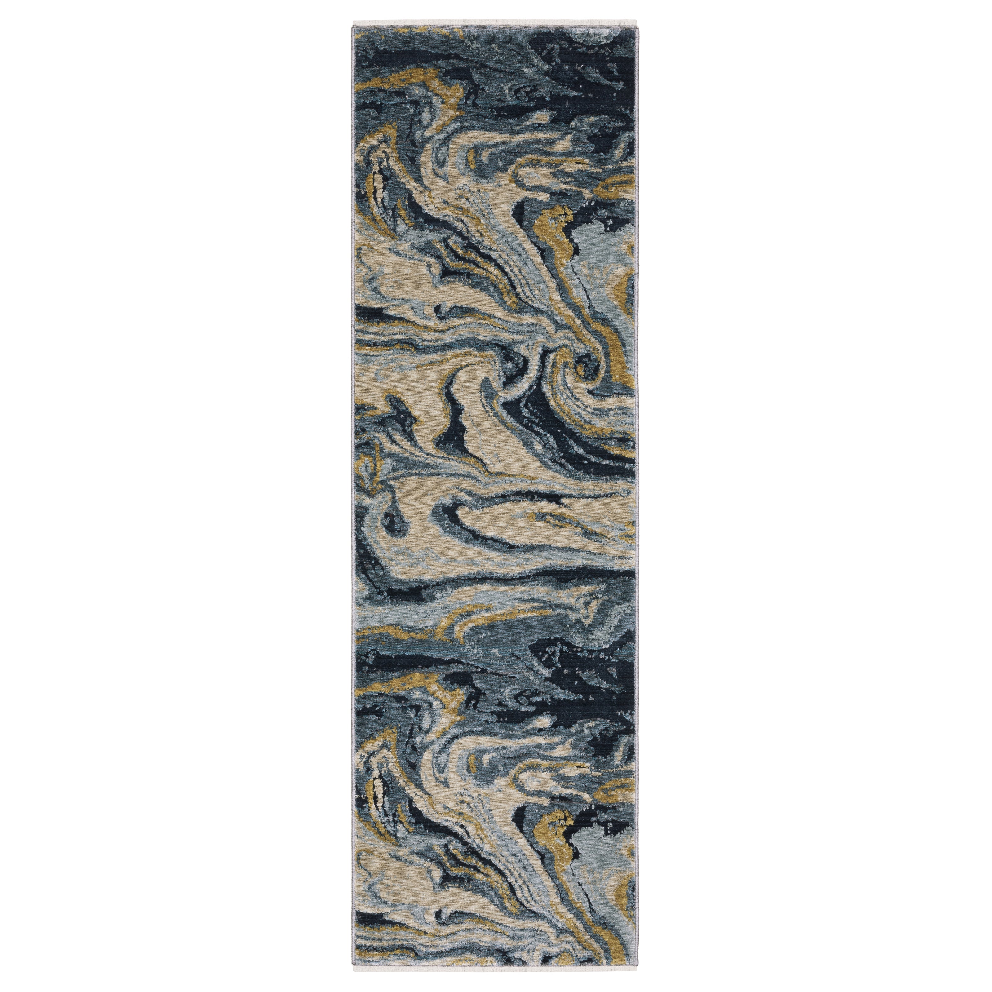 Oriental Weavers Capella CAP10 Blue/Blue Area Rug
