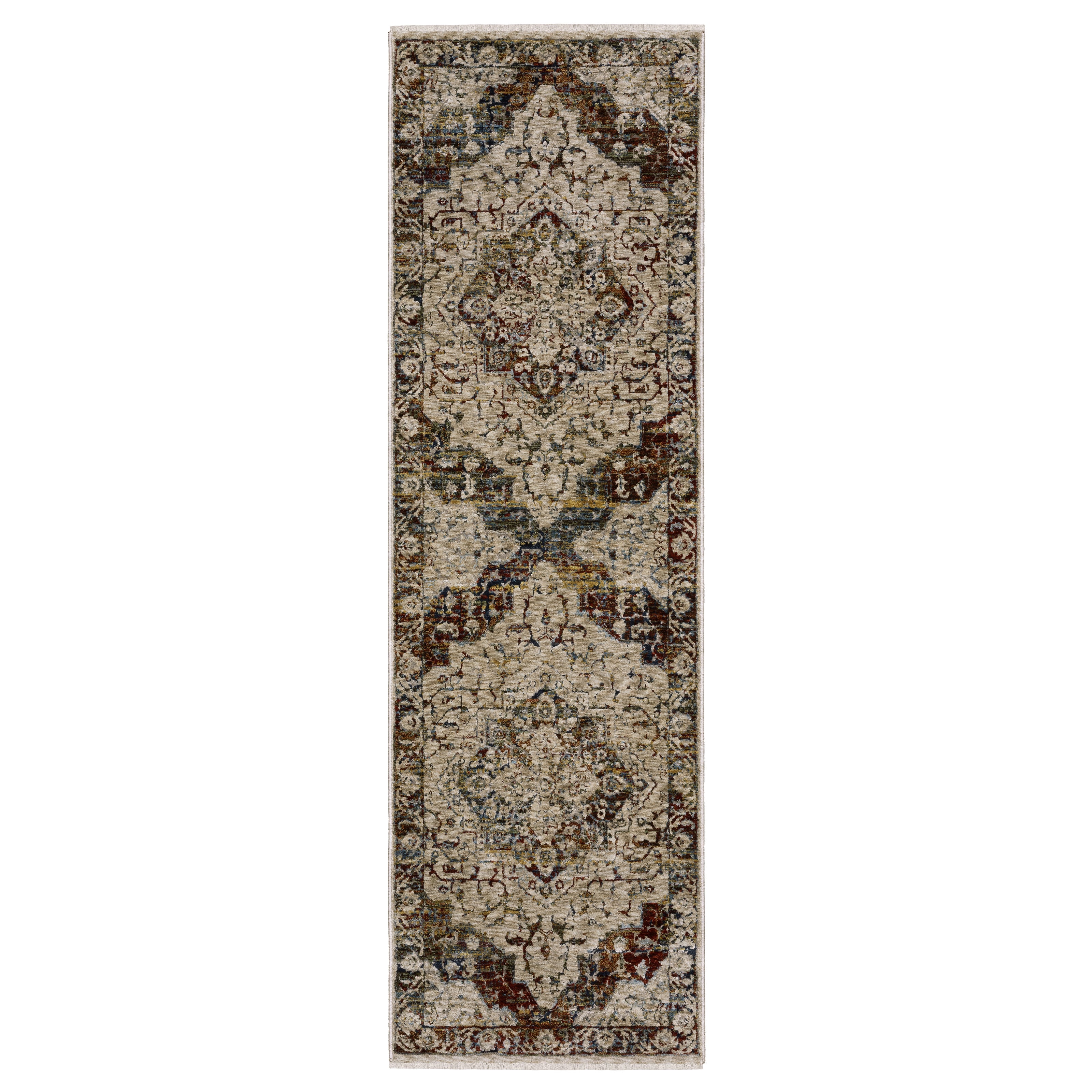 Oriental Weavers Capella CAP12 Beige/Multi Area Rug
