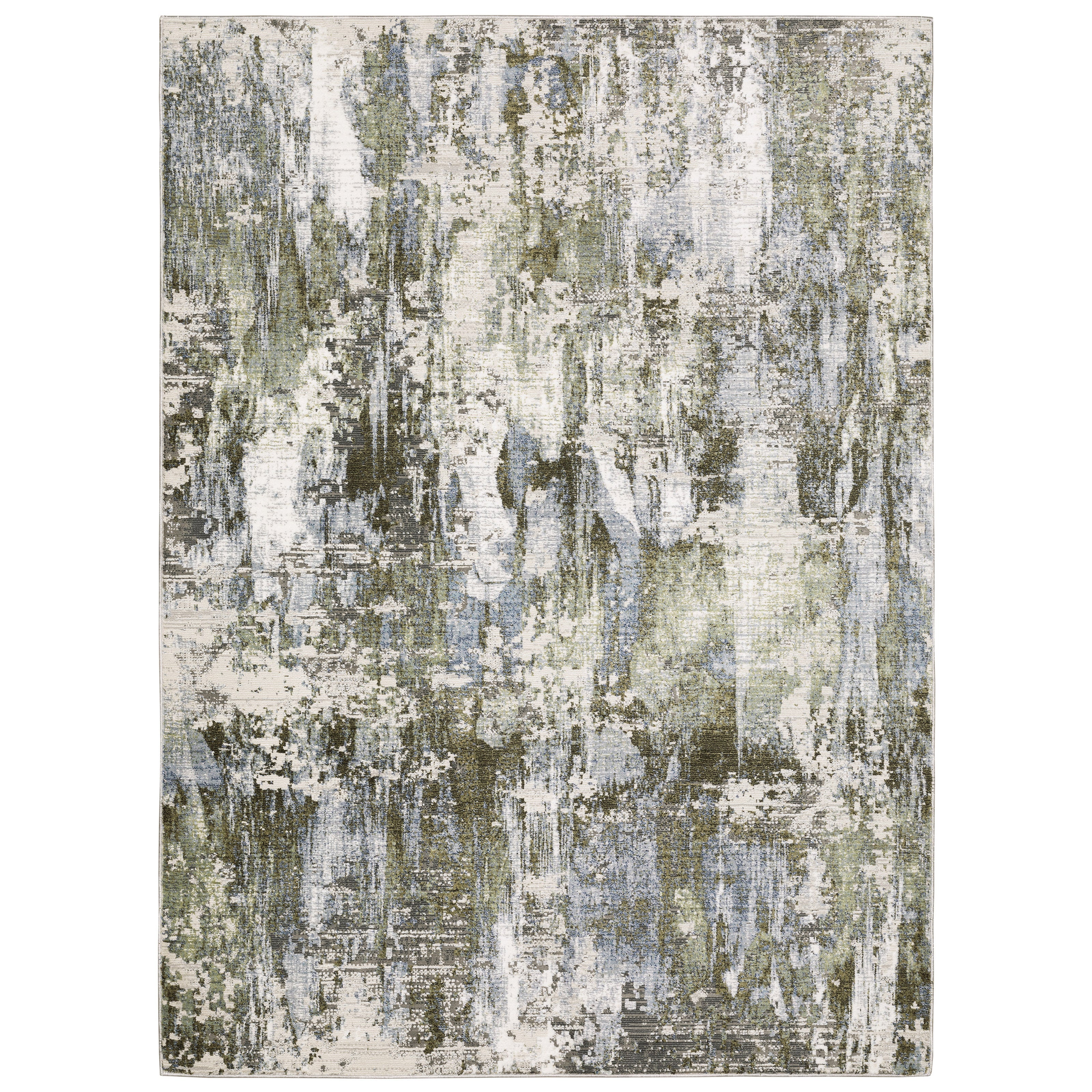 Oriental Weavers Caravan 2060F Green/Blue Area Rug
