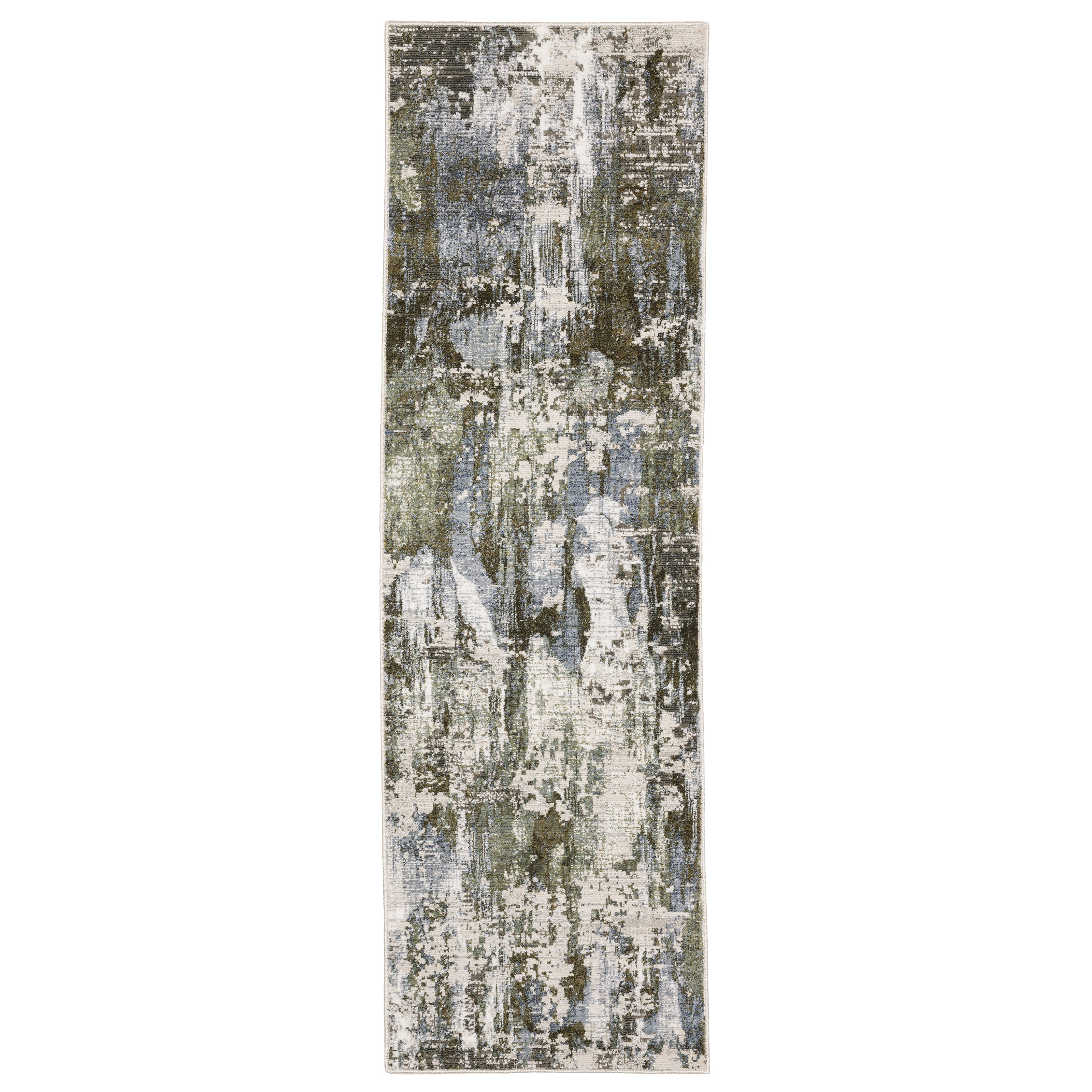 Oriental Weavers Caravan 2060F Green/Blue Area Rug