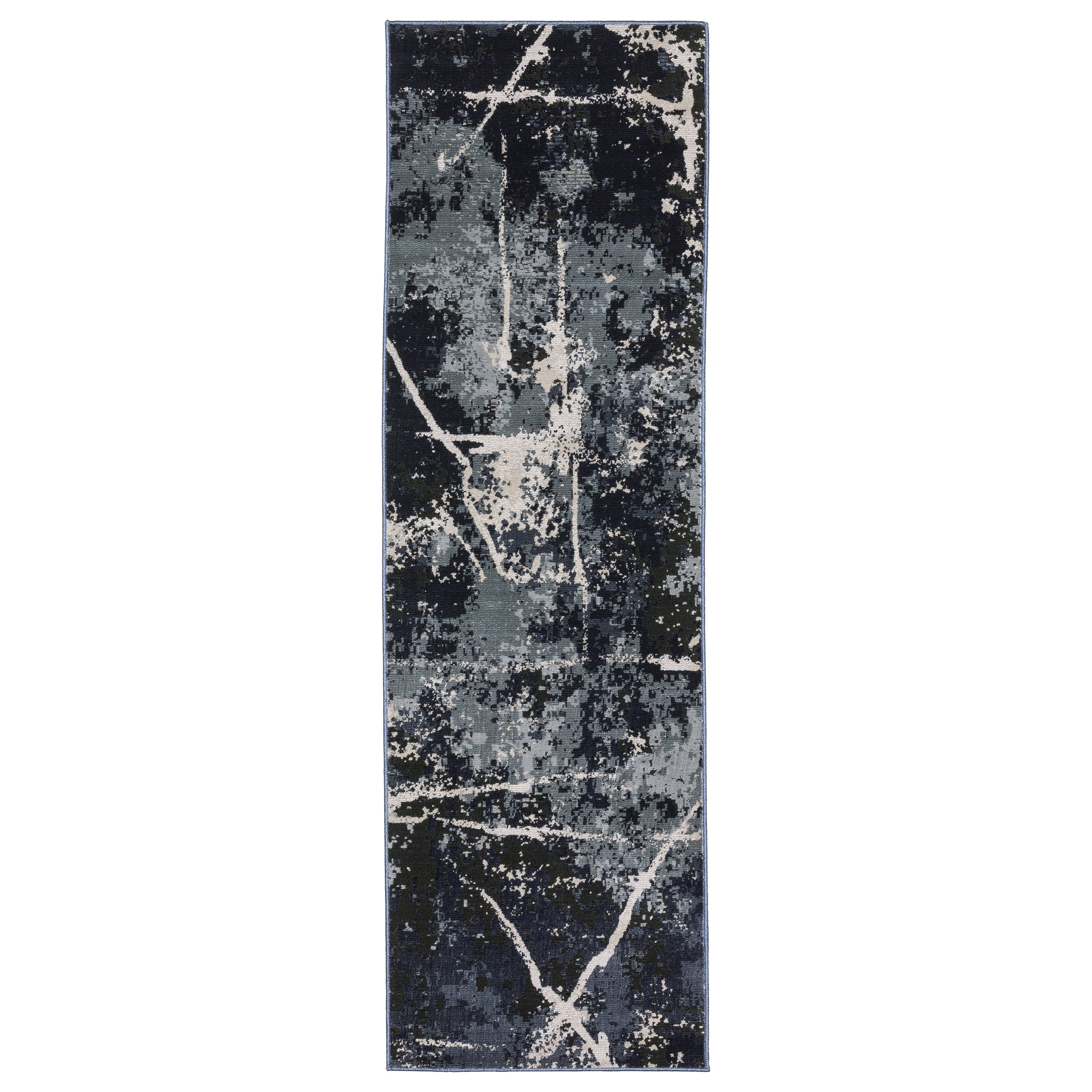 Oriental Weavers Caravan 7150B Blue/Blue Area Rug