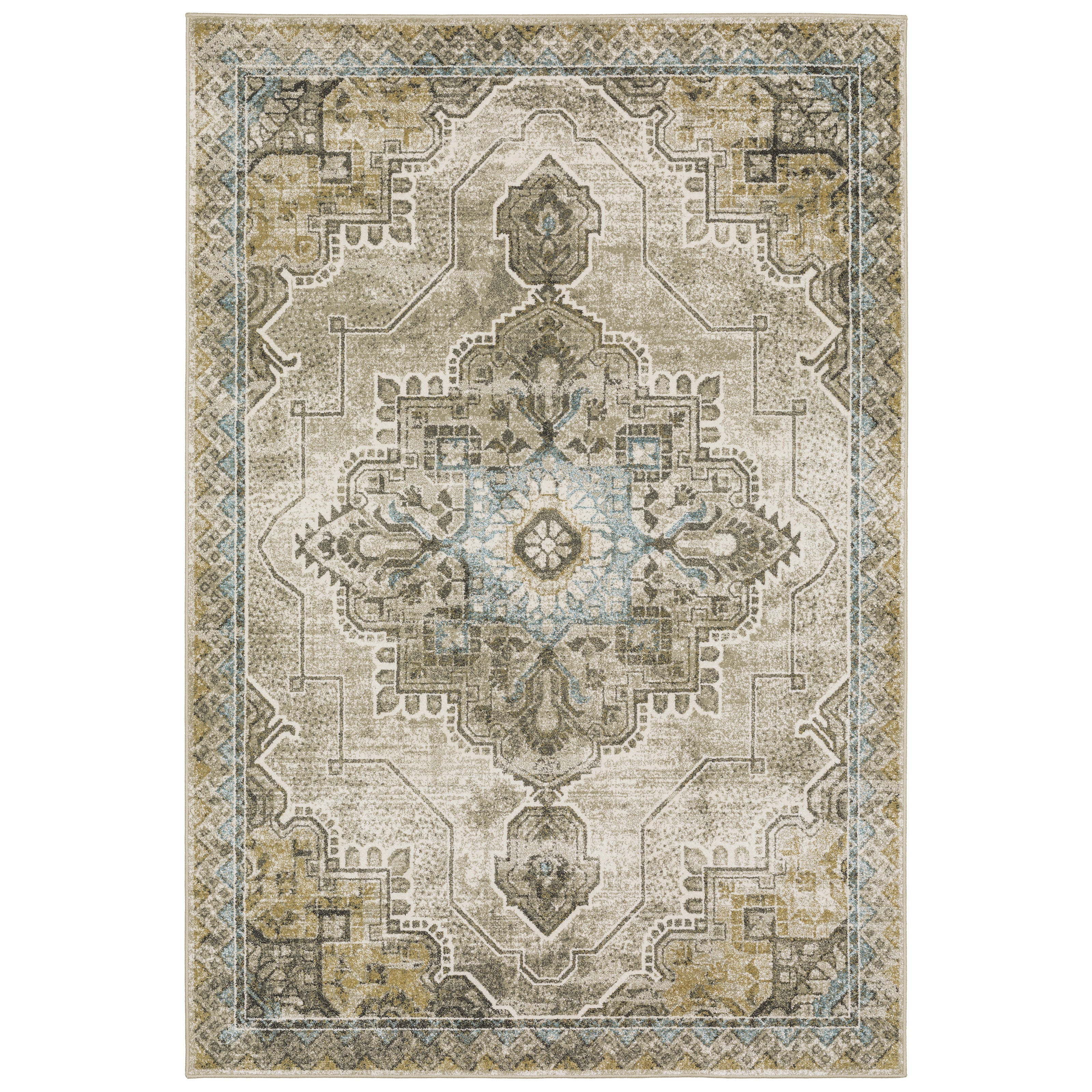Oriental Weavers Venice 4151Z Blue/Beige Area Rug