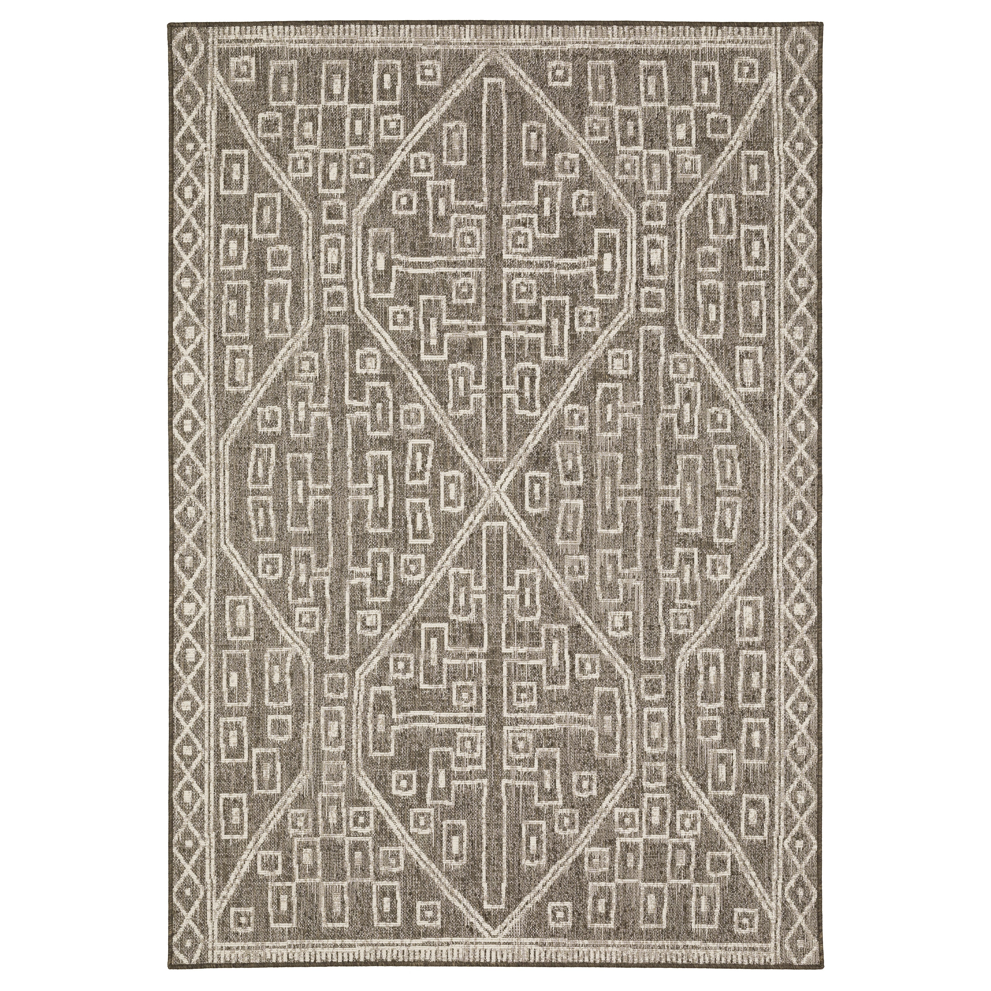 Oriental Weavers Zarina ZAR07 Brown/Beige Area Rug