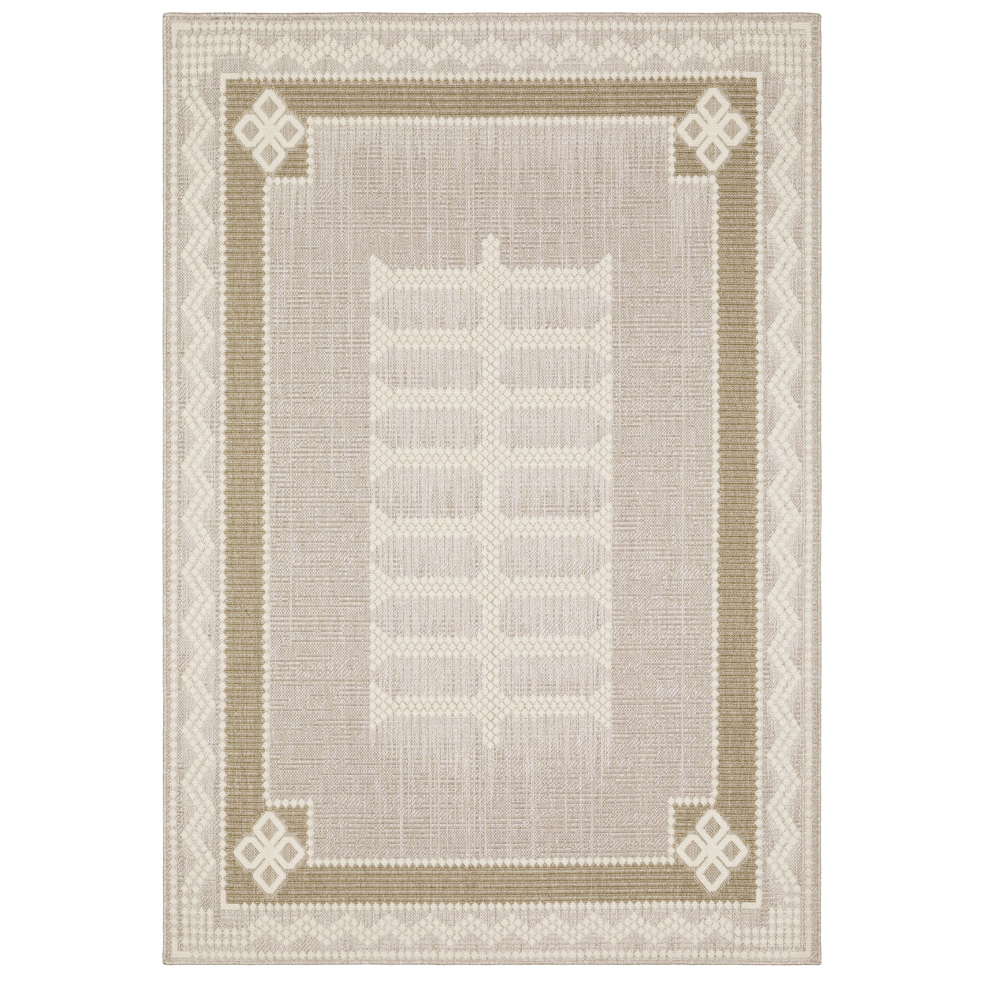 Oriental Weavers Zarina ZAR08 Beige/Brown Area Rug